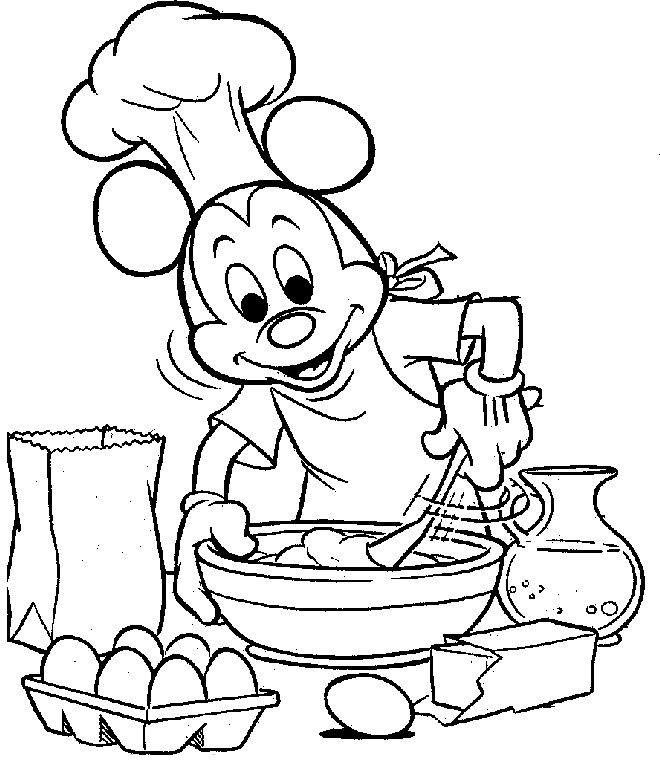 Cooking coloring pages to download and print for free