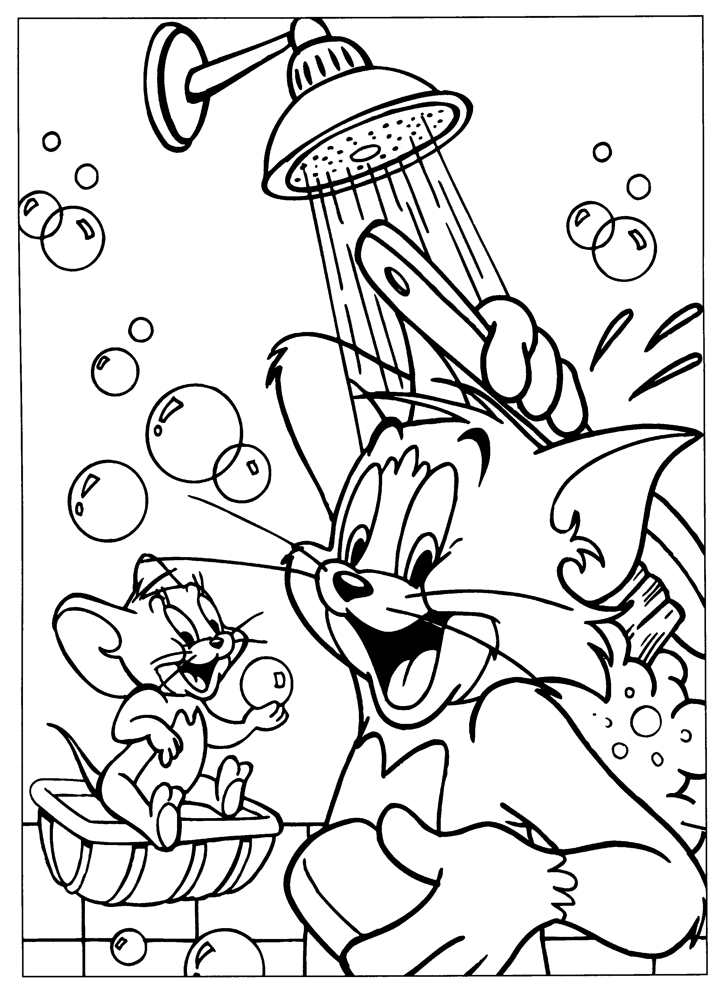 Tom and jerry coloring pages download and print for free