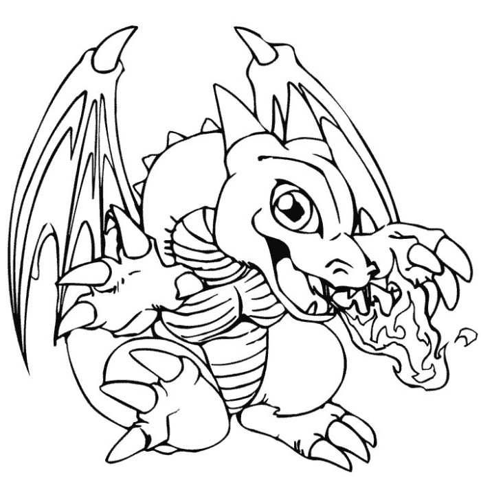 Baby dragon coloring pages to download and print for free