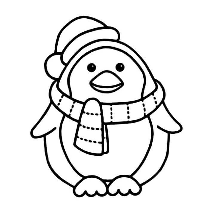 Cute penguin coloring pages download and print for free