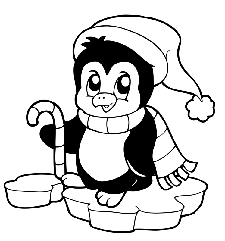 Cute animal christmas coloring pages download and print