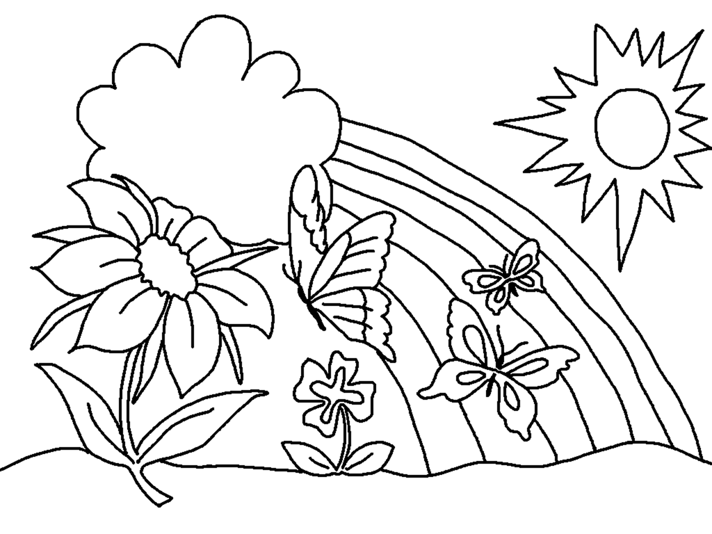 Spring Coloring Pages To Download And Print For Free