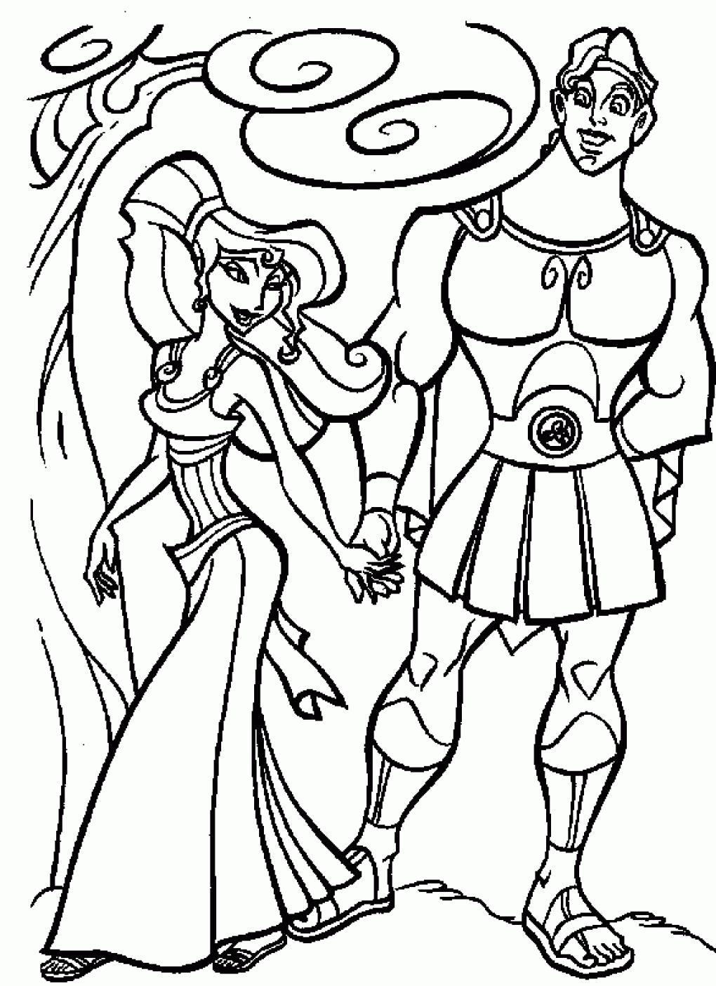 Free Hercules coloring pages to print for kids Download print and color