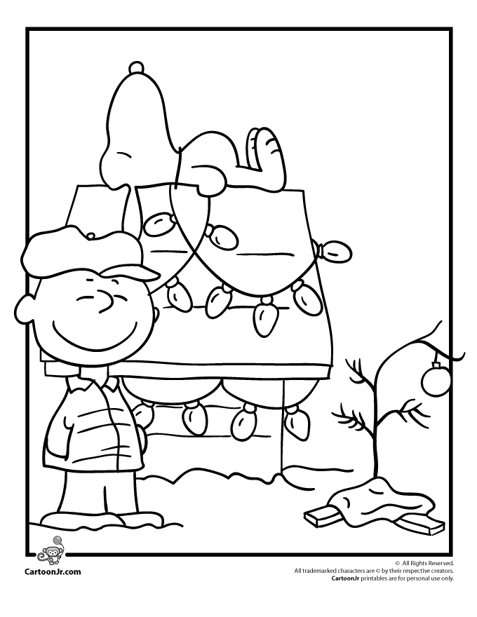 Charlie brown coloring pages to download and print for free