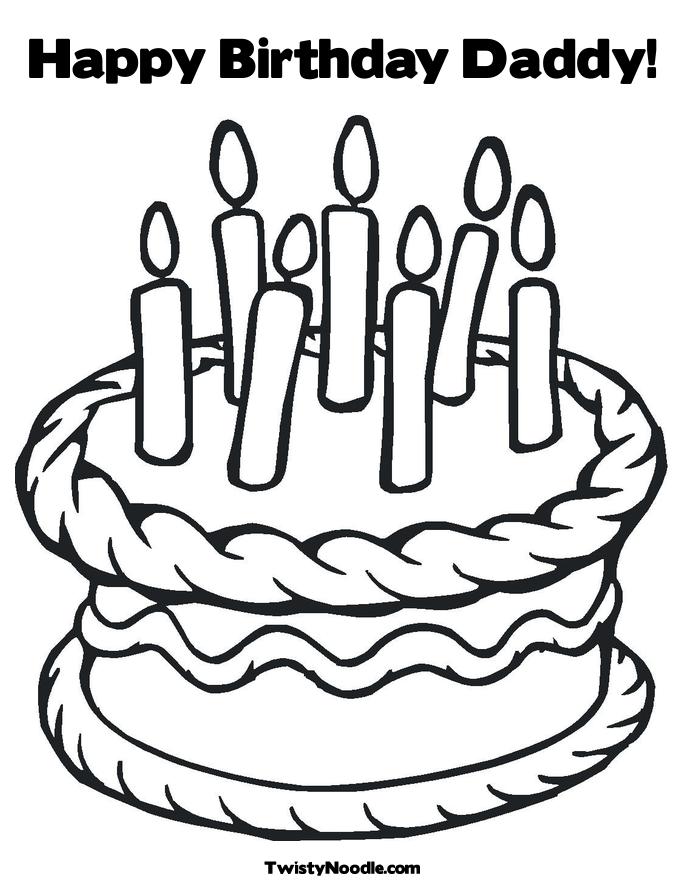 Happy birthday daddy coloring pages to download and print ...