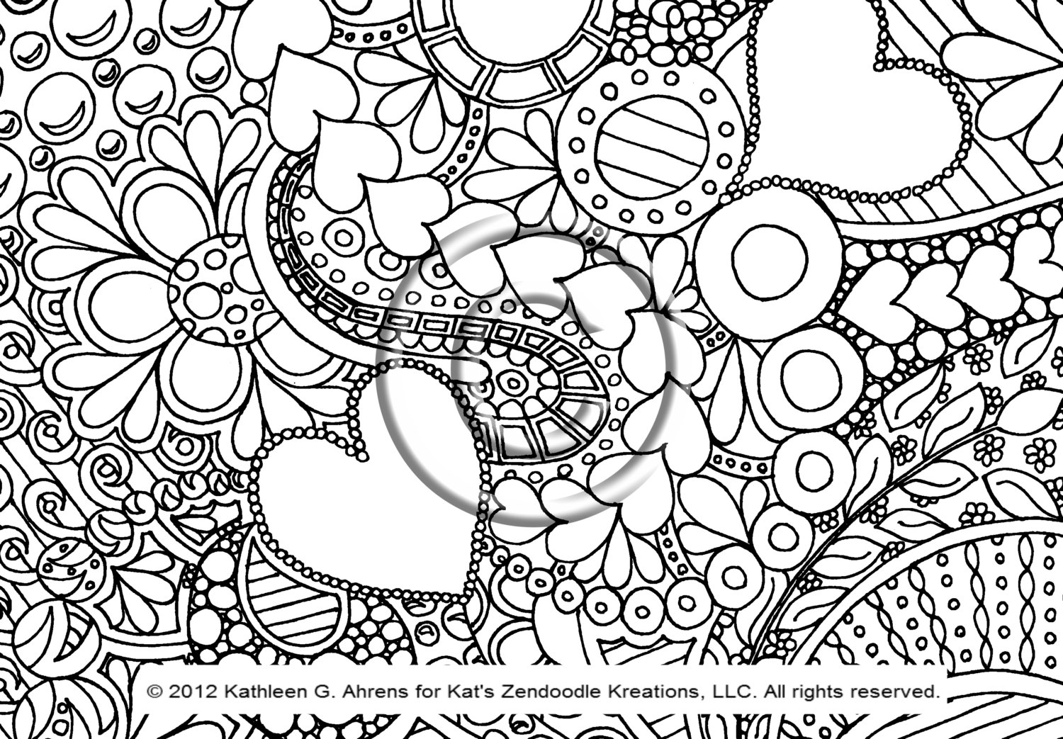 37+ beautiful printable mermaid coloring pages for adults Free printable zentangle coloring pages for adults