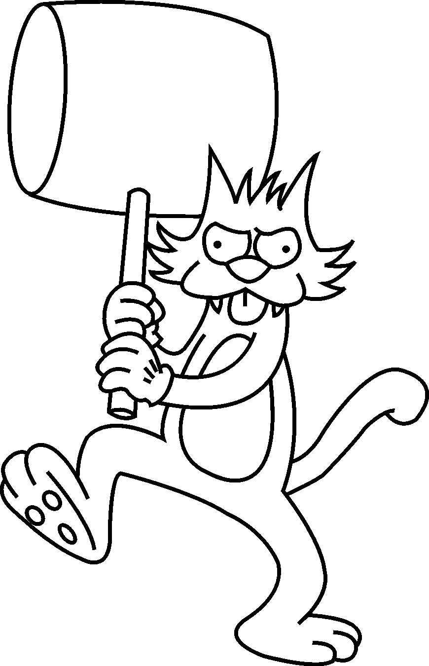 Simpson coloring pages to download and print for free
