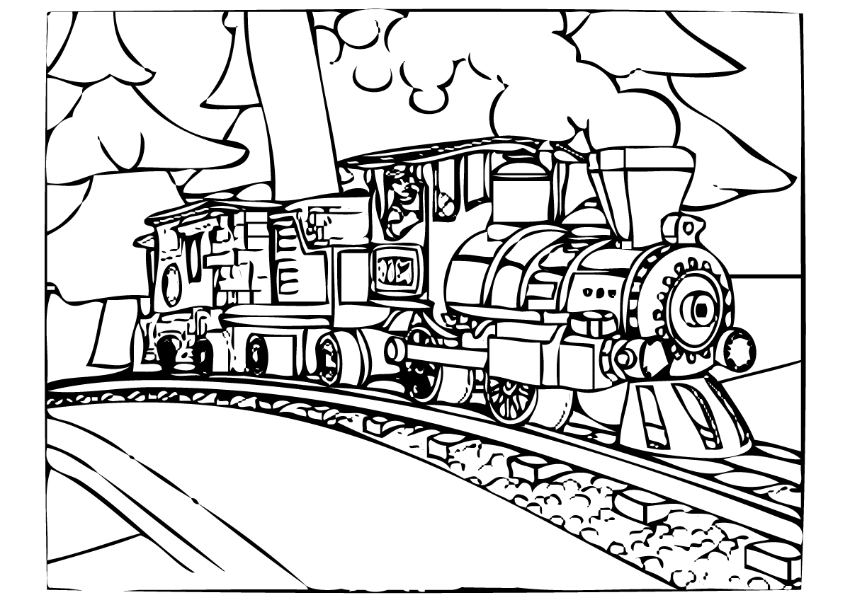 Polar express coloring pages to download and print for free