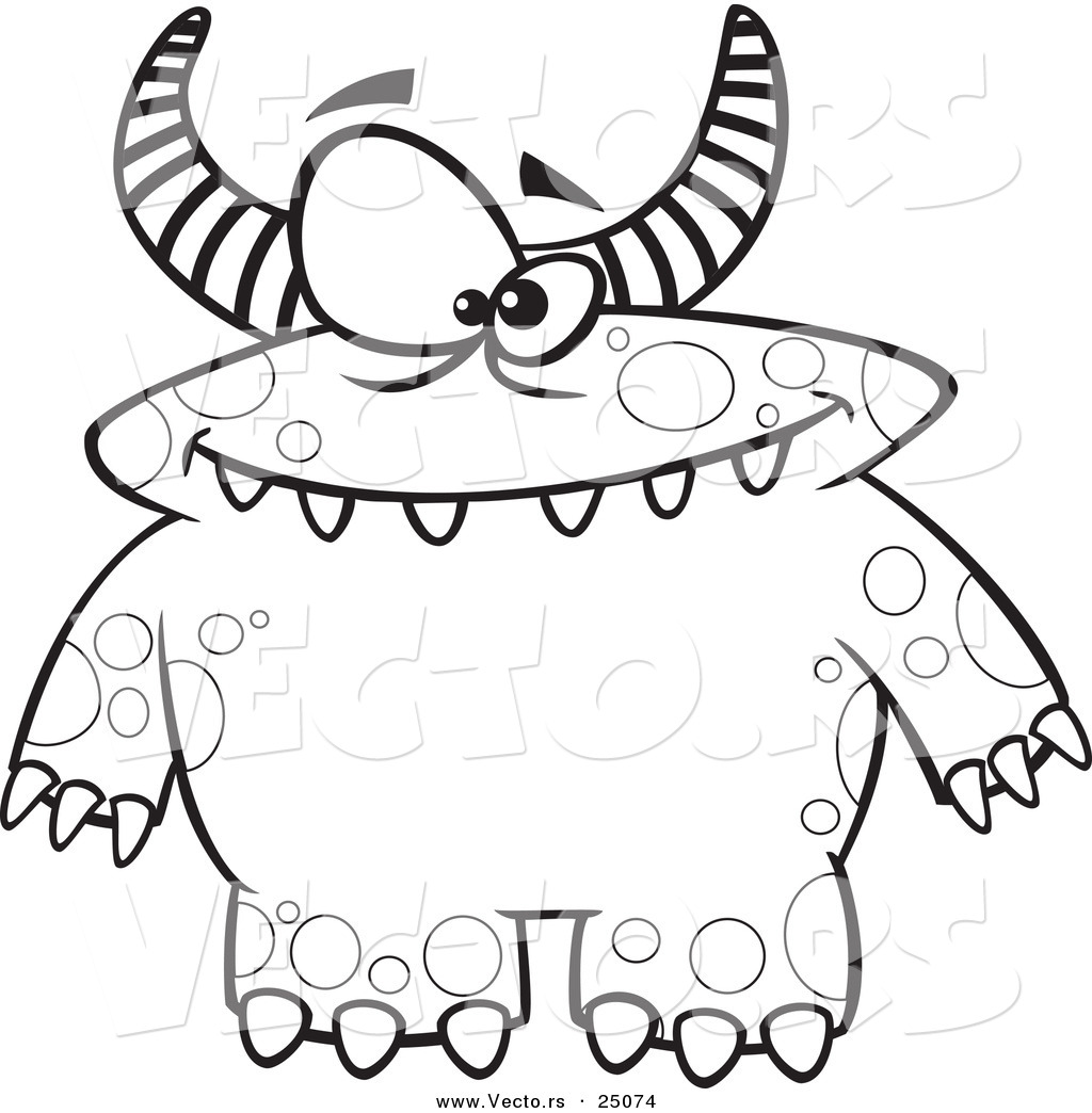 Monster coloring pages to download and print for free