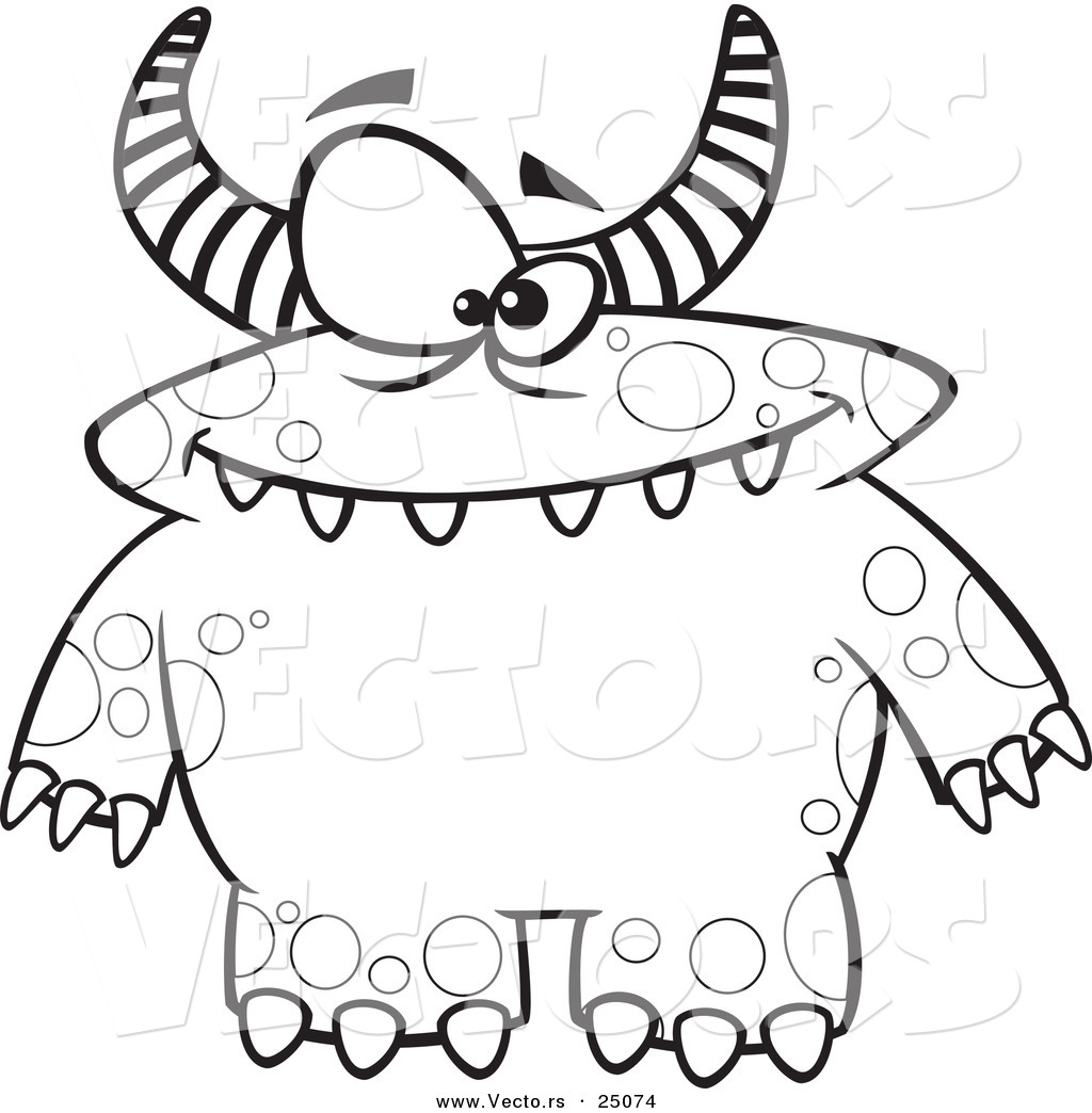 Monster Coloring Pages to Download and Print