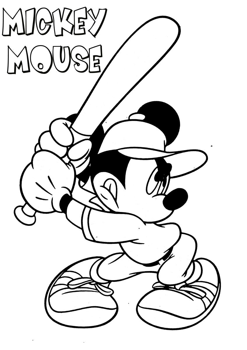 Mickey mouse coloring pages to print to download and print for free