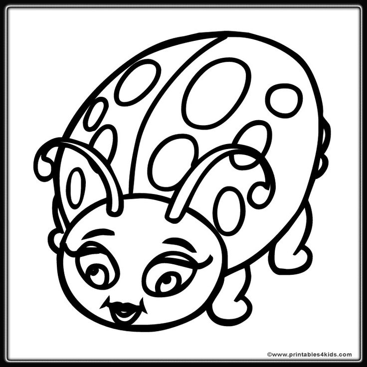 Ladybug coloring pages to download and print for free