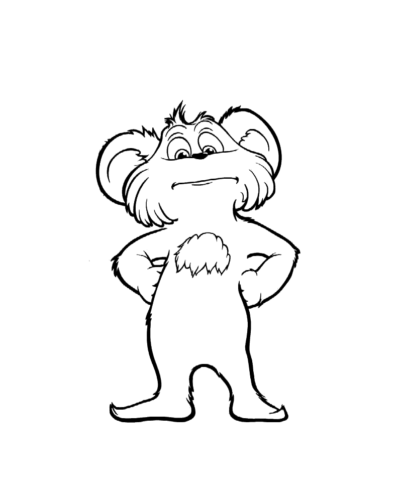Lorax coloring pages to download and print for free