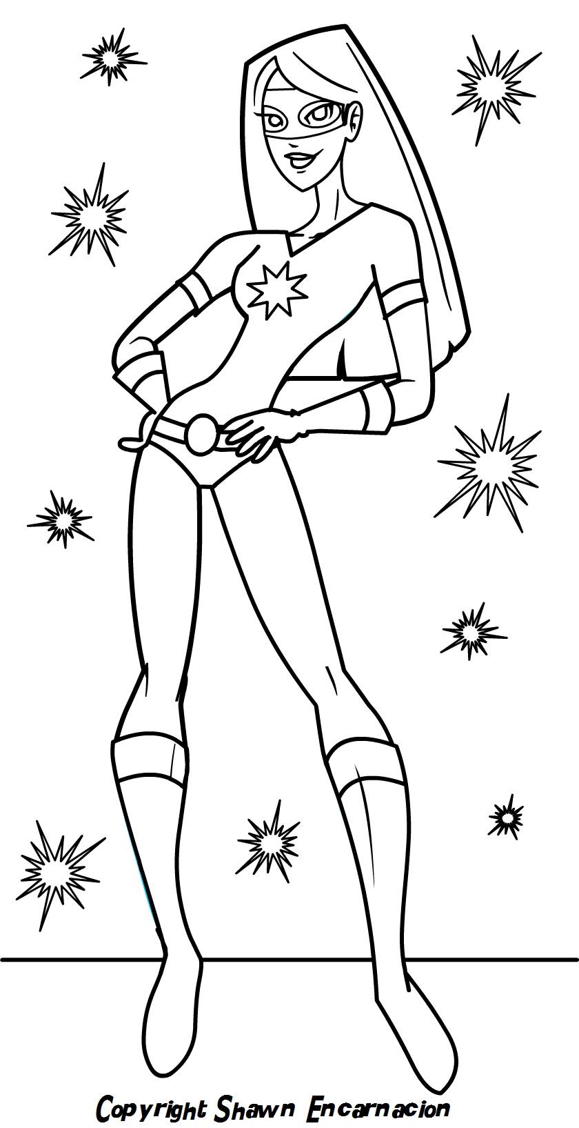 Hero coloring pages to download and print for free