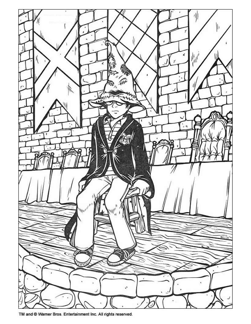 Harry potter coloring pages to download and print for free