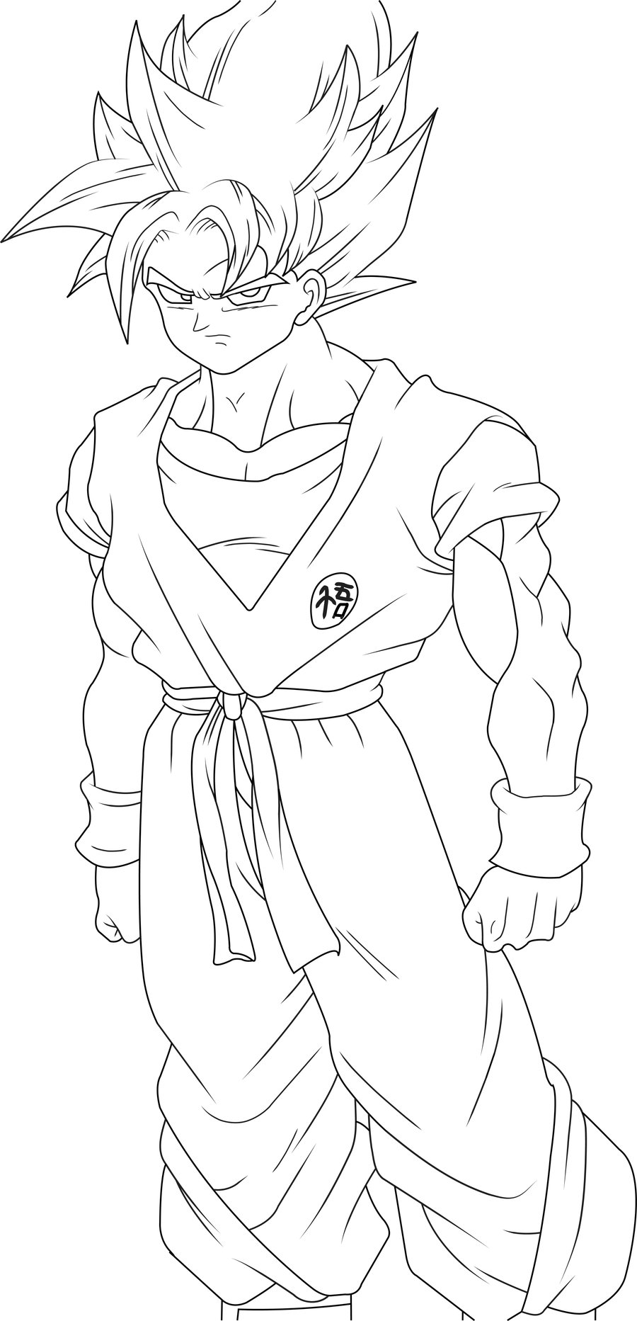 Goku coloring pages to download and print for free