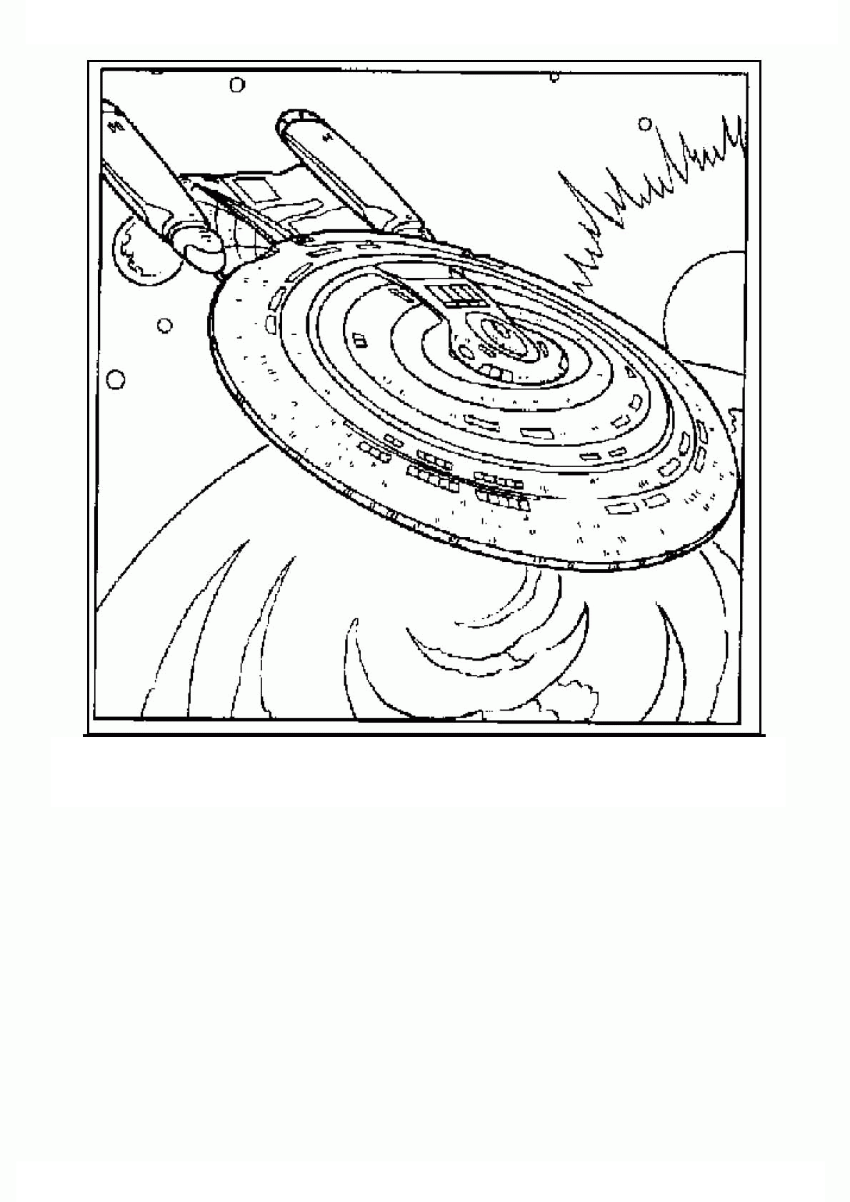 Star trek coloring pages to download and print for free