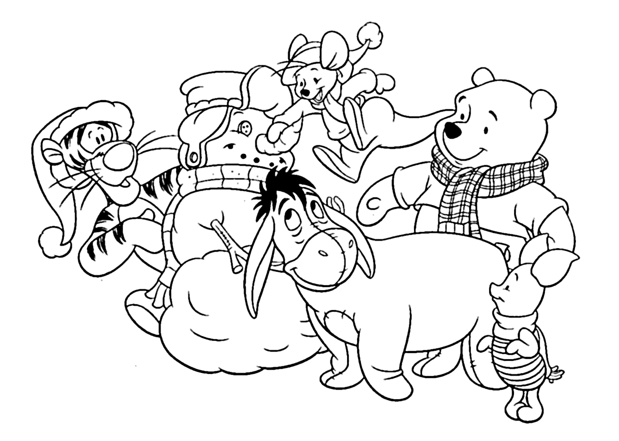 Holidays coloring pages download and print for free