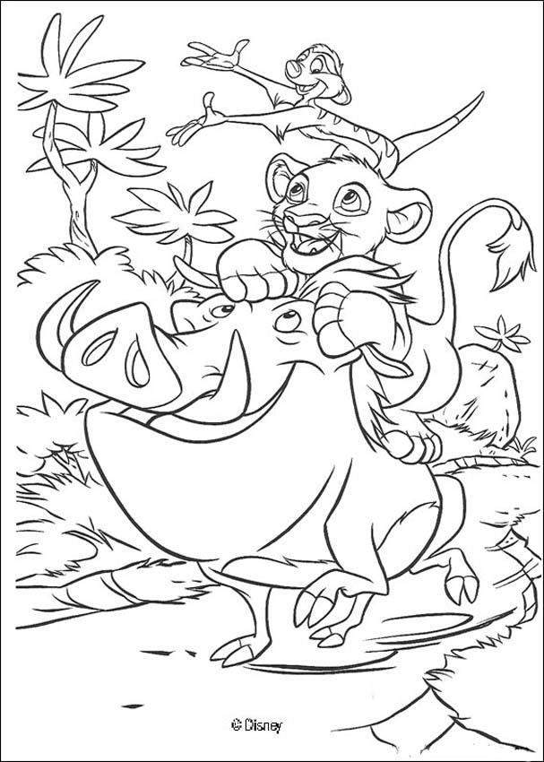 Disney lion king coloring pages download and print for free