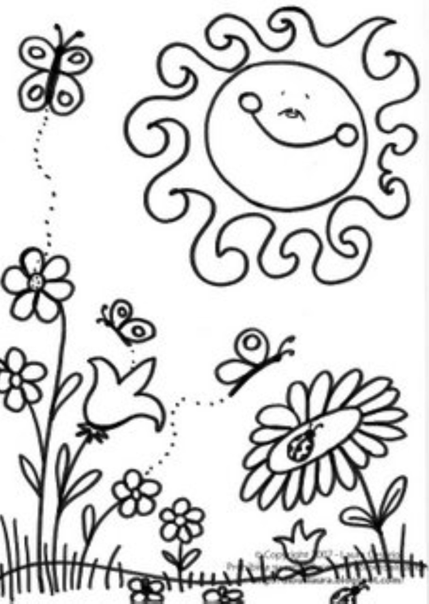 Spring Coloring Pages to Download and Print for Free