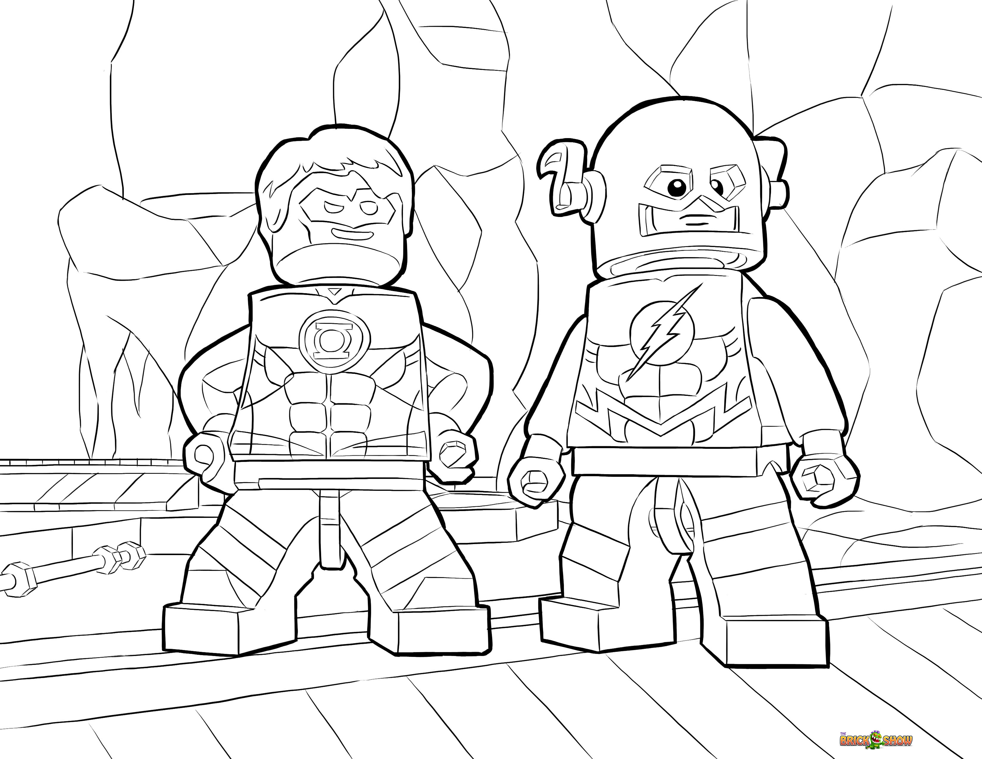 Coloriage Lego Marvel Super Heroes