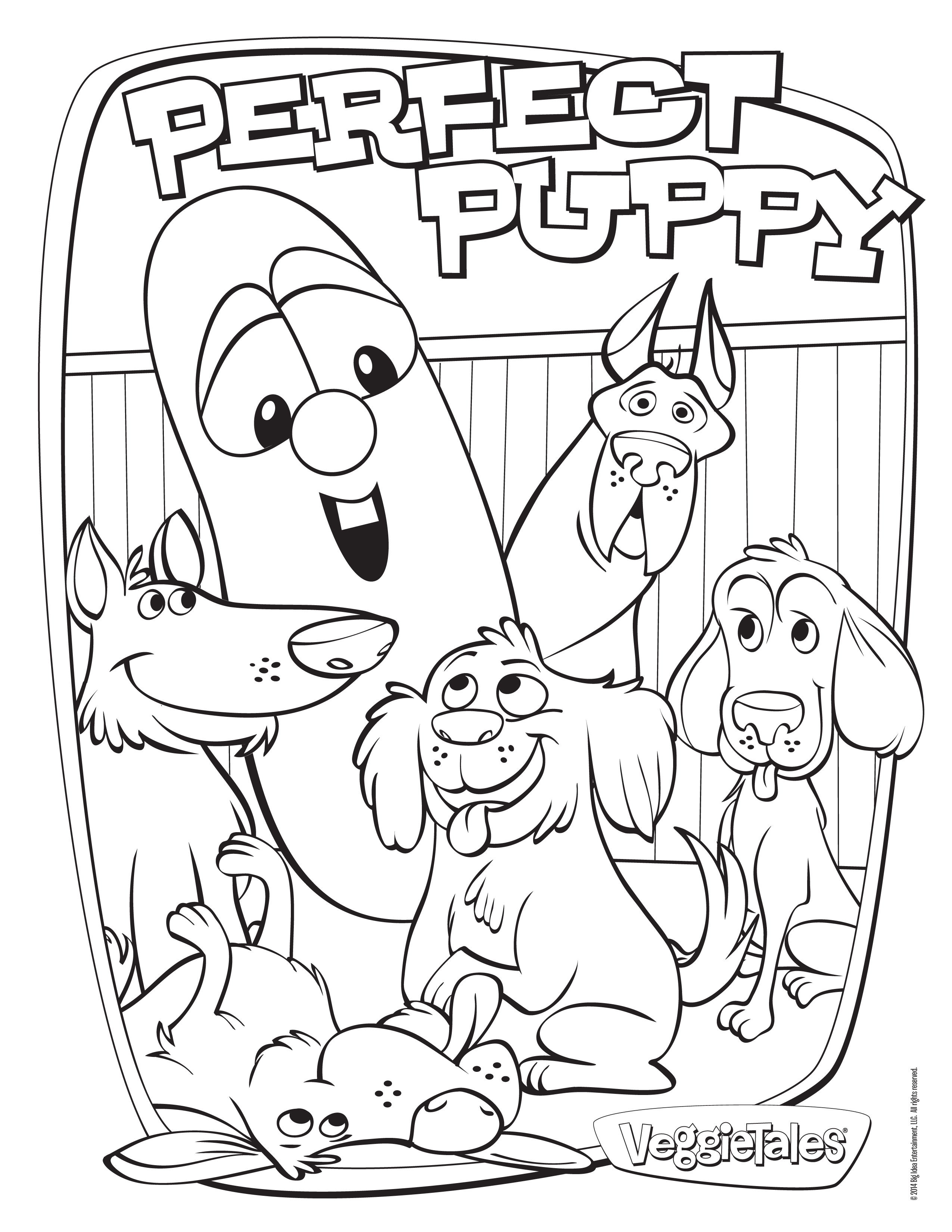 Veggie tales coloring pages