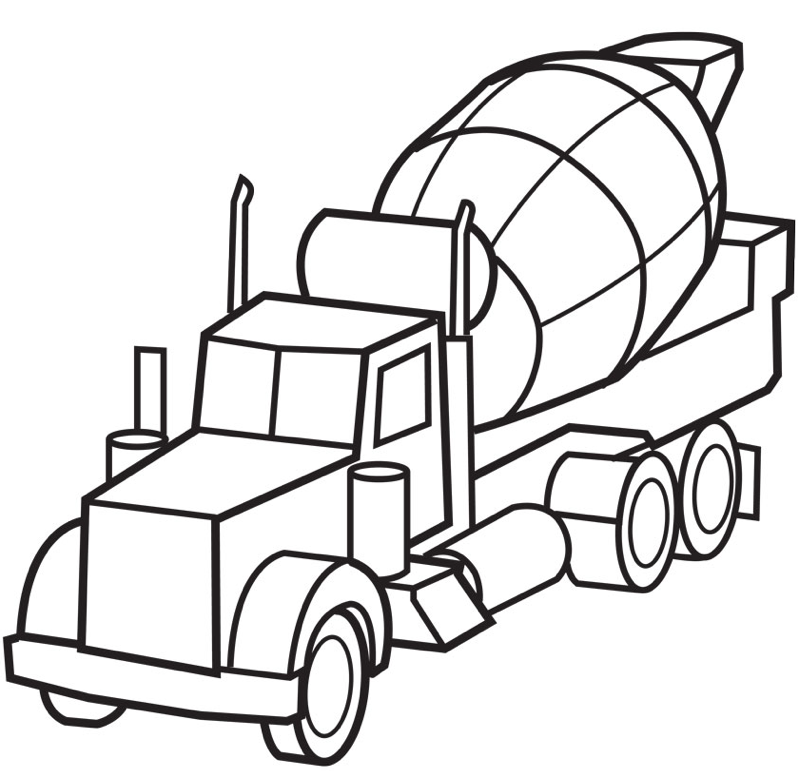 Construction vehicles coloring pages download and print for free