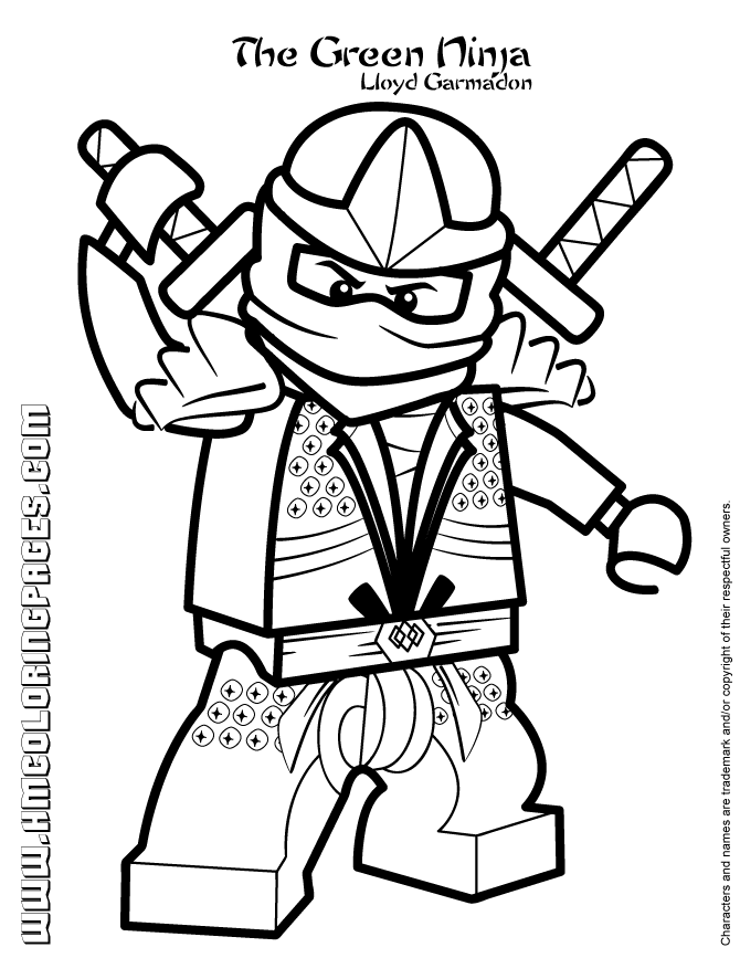 Ninja coloring pages to download and print for free