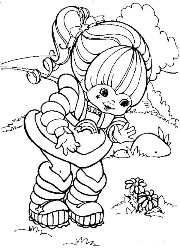 Rainbow brite coloring pages to download and print for free