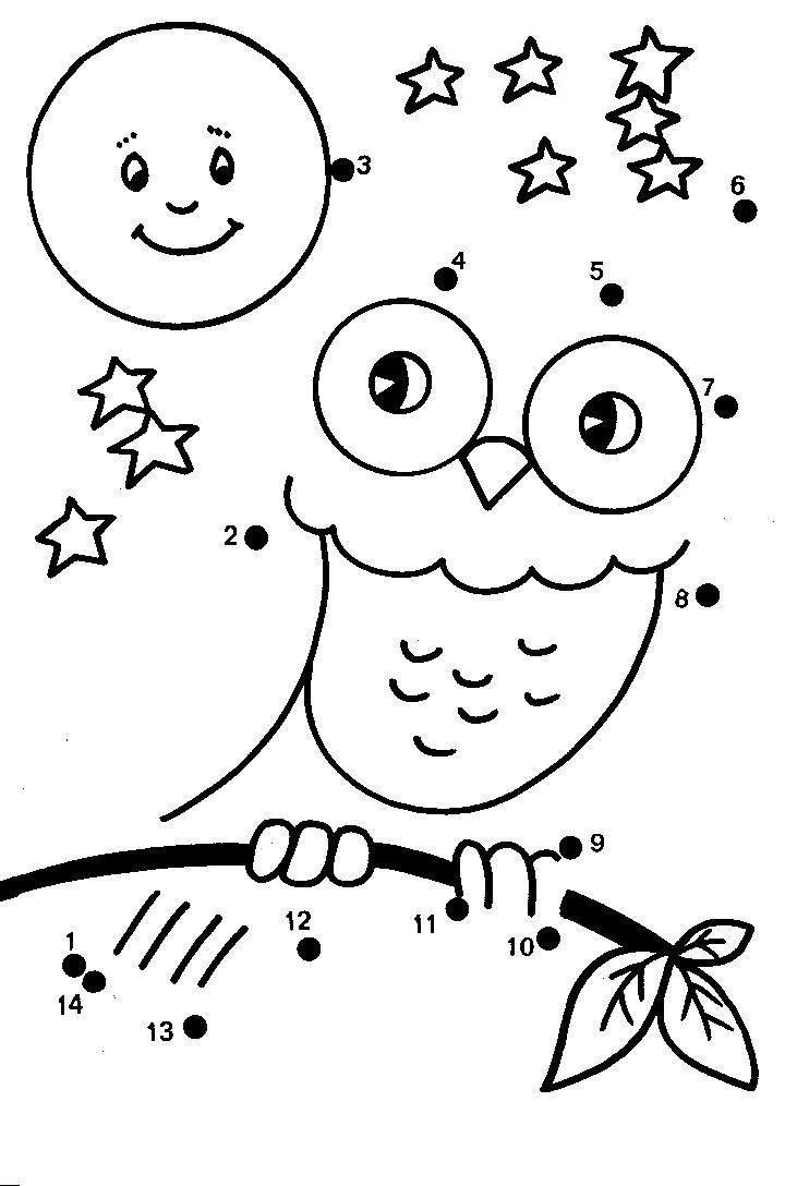 Dot to dot coloring pages to download and print for free