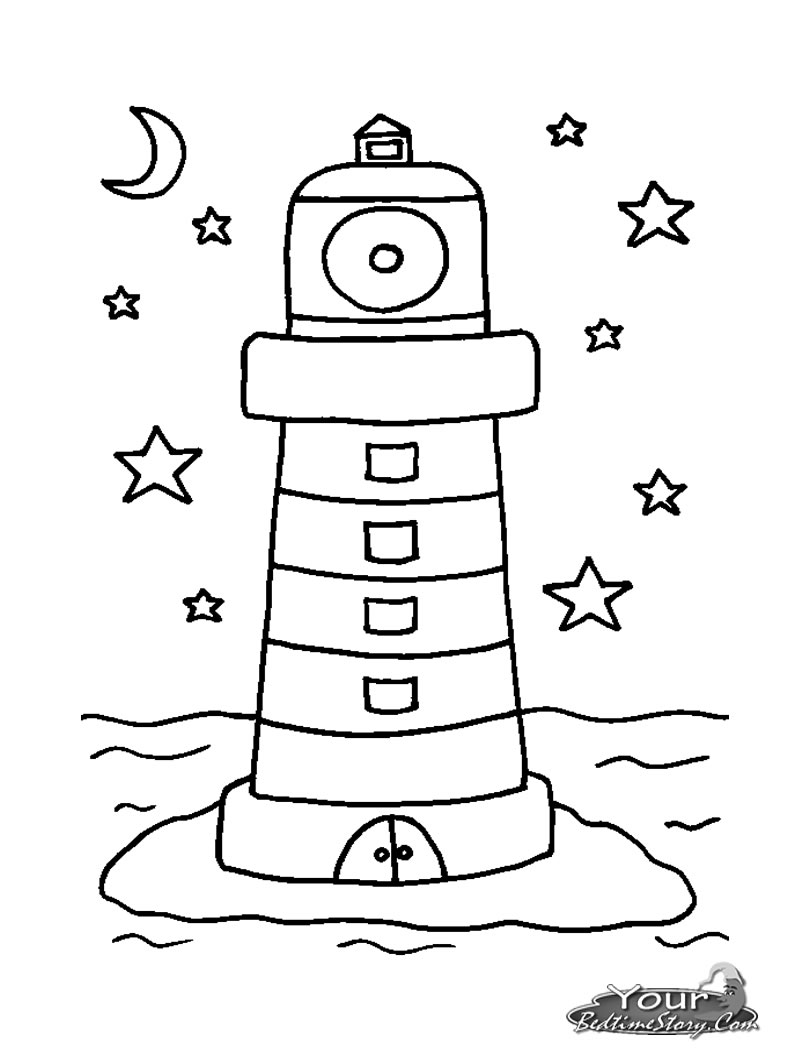 Nautical coloring pages