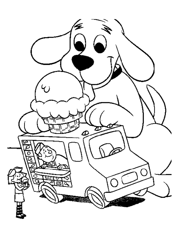 Clifford coloring pages to download and print for free