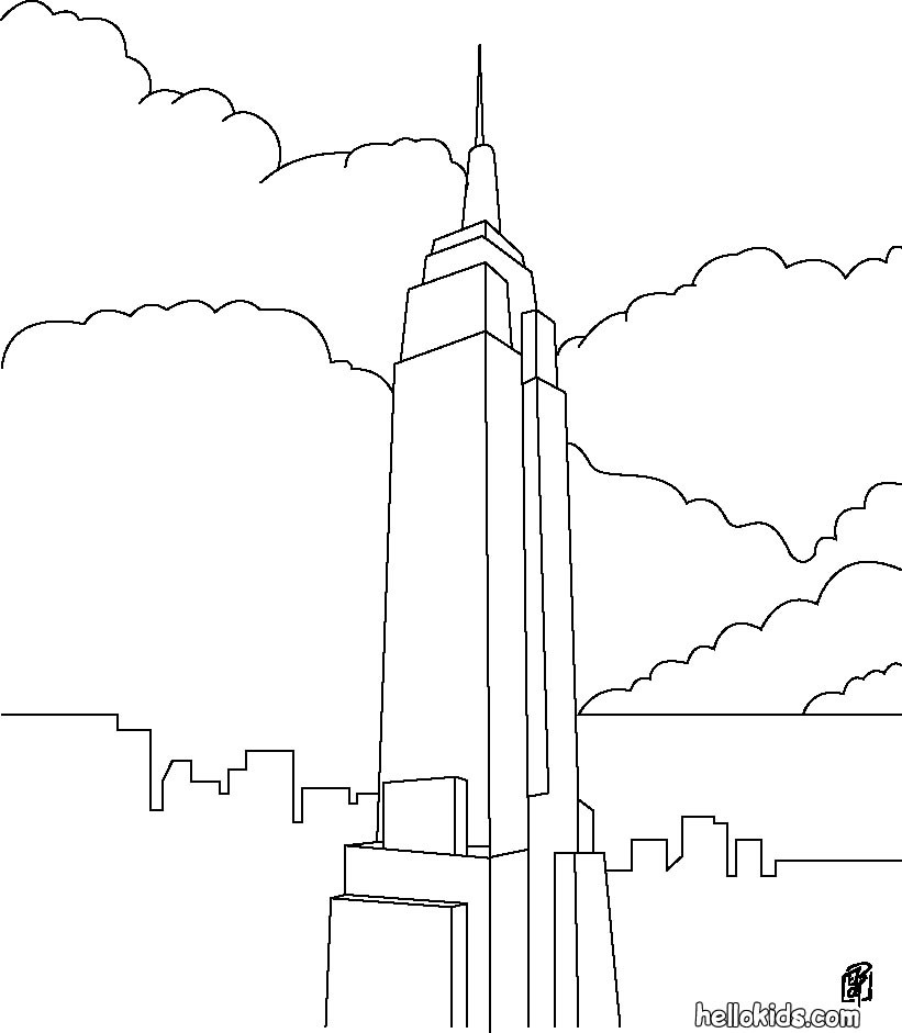 Building coloring pages to download and print for free