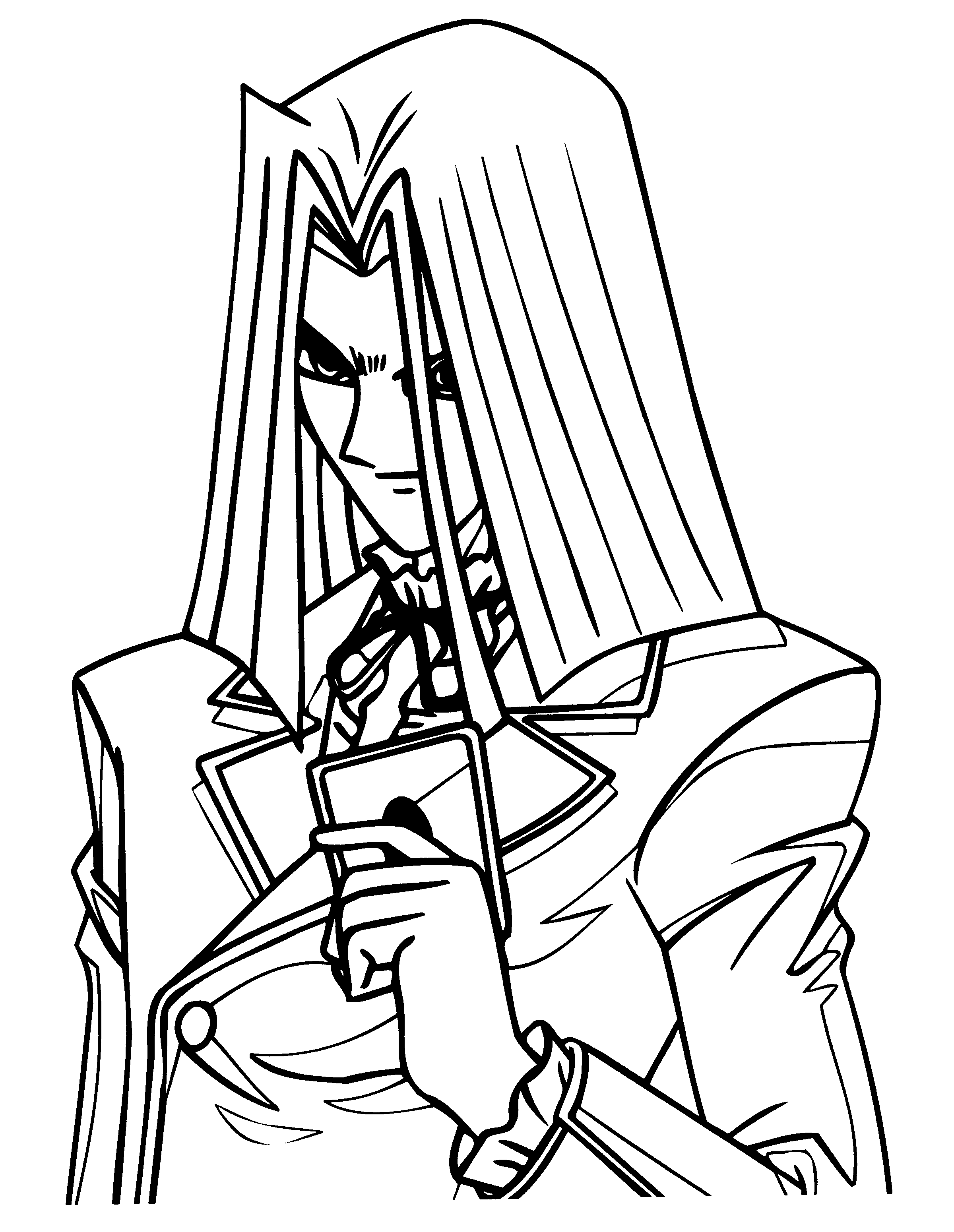 Yu Gi Oh Zexal Coloring Pages Sketch Coloring Page 