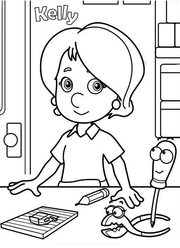 Handy manny coloring pages to download and print for free