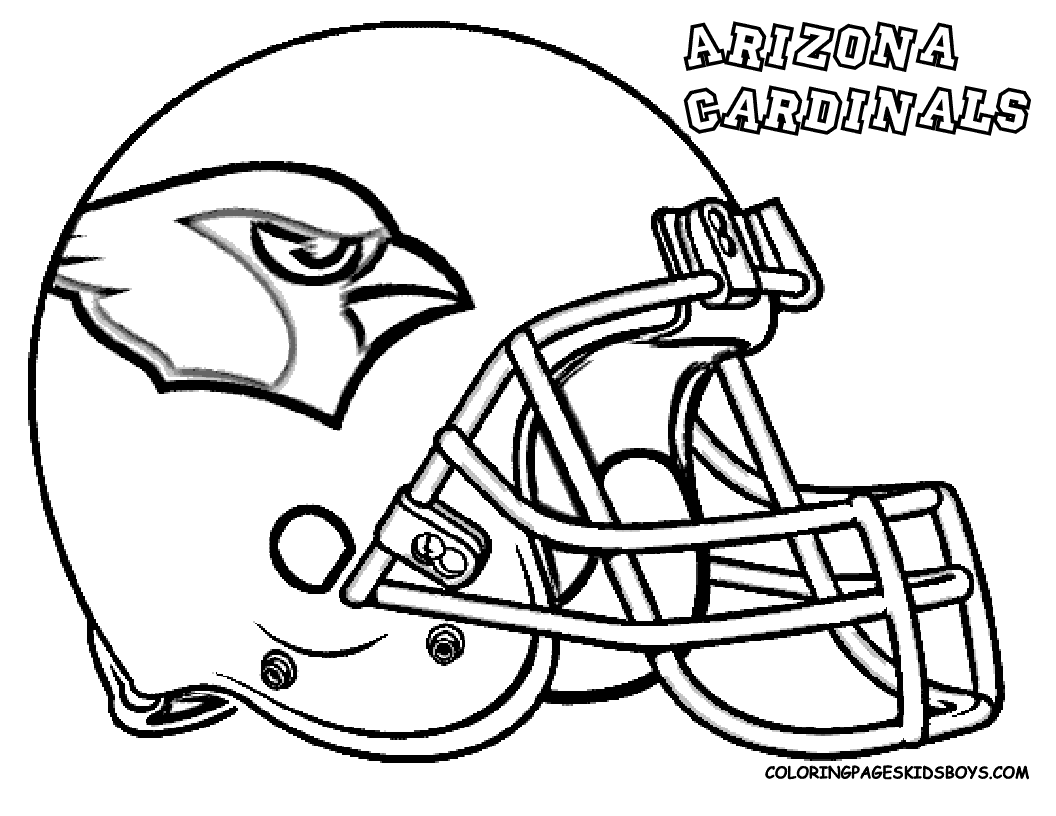 Free Printable Football Helmet Coloring Pages
