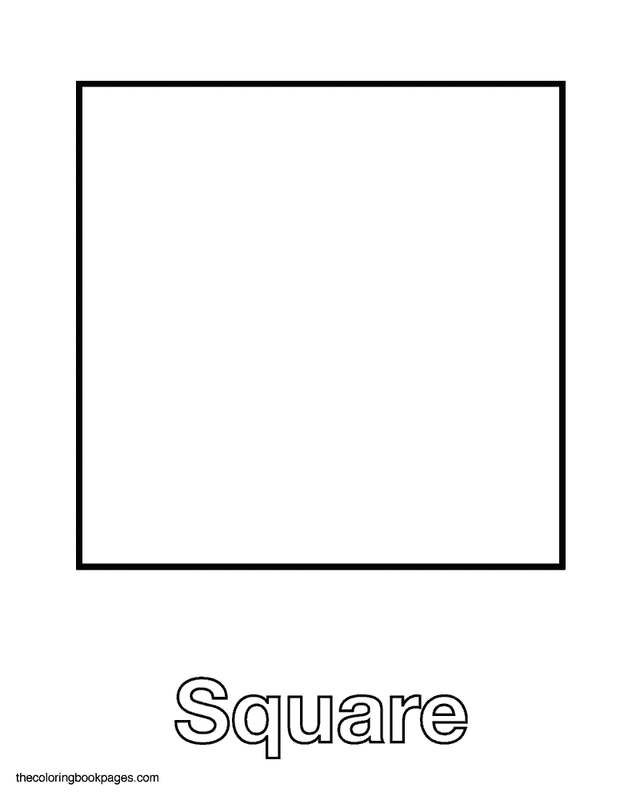 Square coloring pages to download and print for free