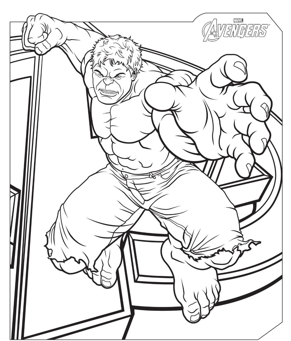 Avengers coloring pages to download and print for free