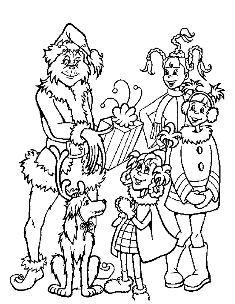 The grinch coloring pages to download and print for free