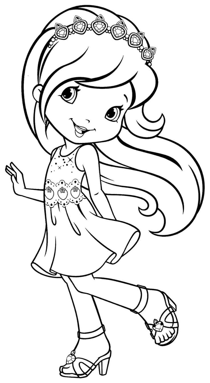 Strawberry shortcake berrykins coloring pages download and