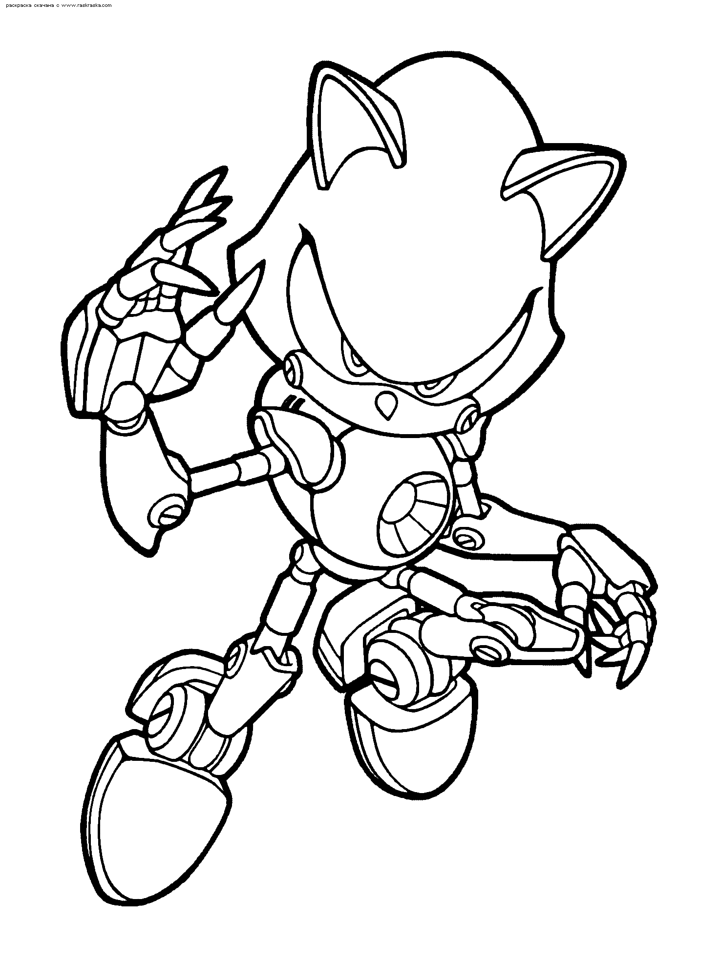 Sonic the hedgehog coloring pages to download and print for free