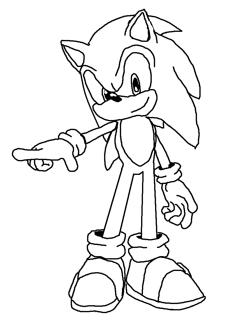 Shadow the hedgehog coloring pages to download and print