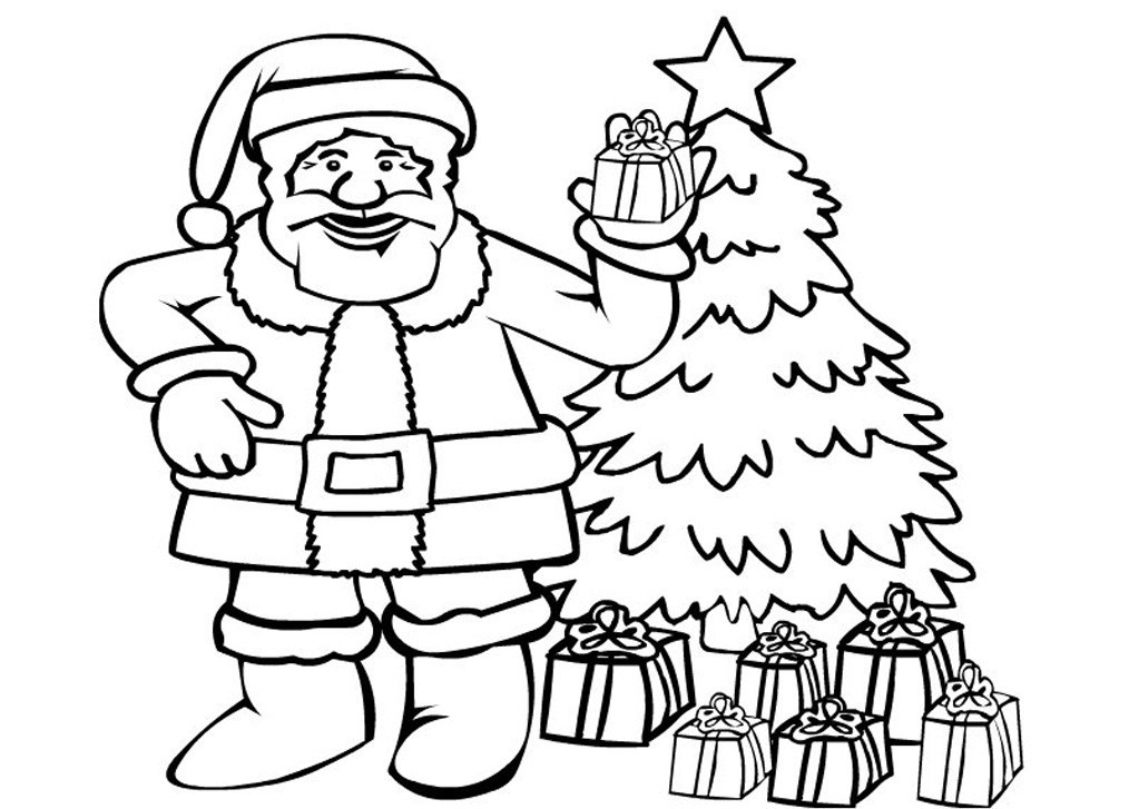 Santa Claus Coloring Pages To Download And Print For Free