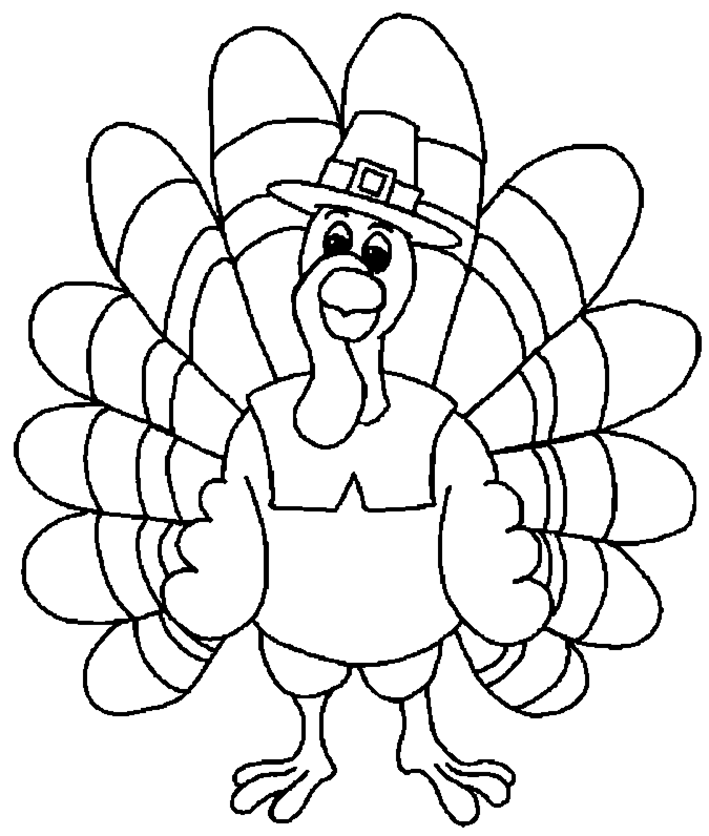 Turkey Coloring Page