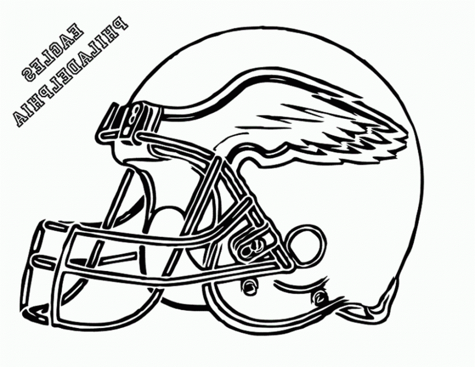 Football helmet coloring pages to download and print for free