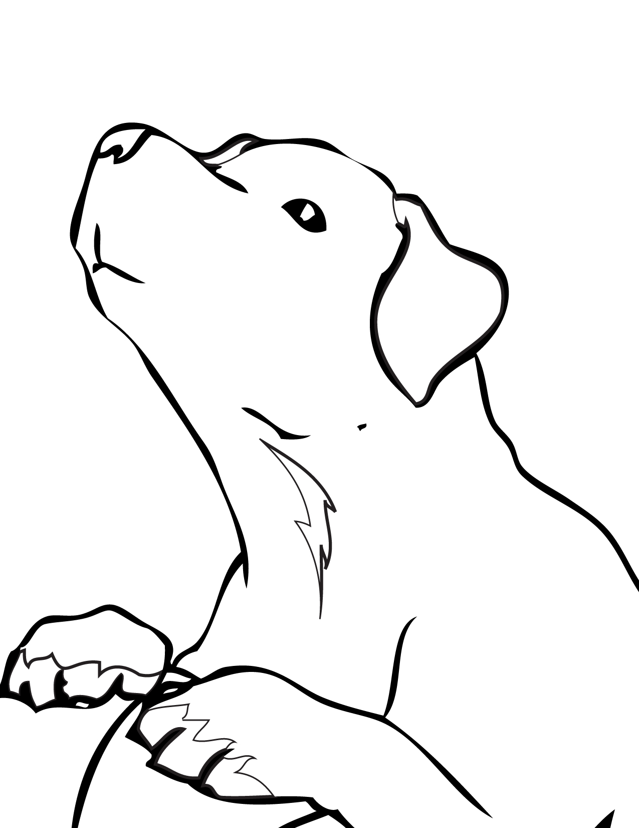 baby golden retriever coloring pages - photo #18