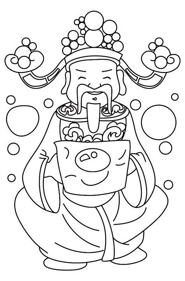 Chinese new year coloring pages to download and print for free