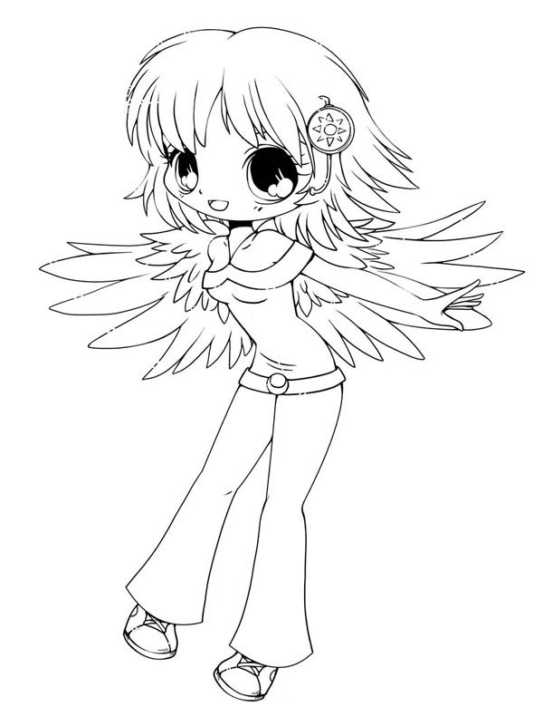 Chibi coloring pages to download and print for free