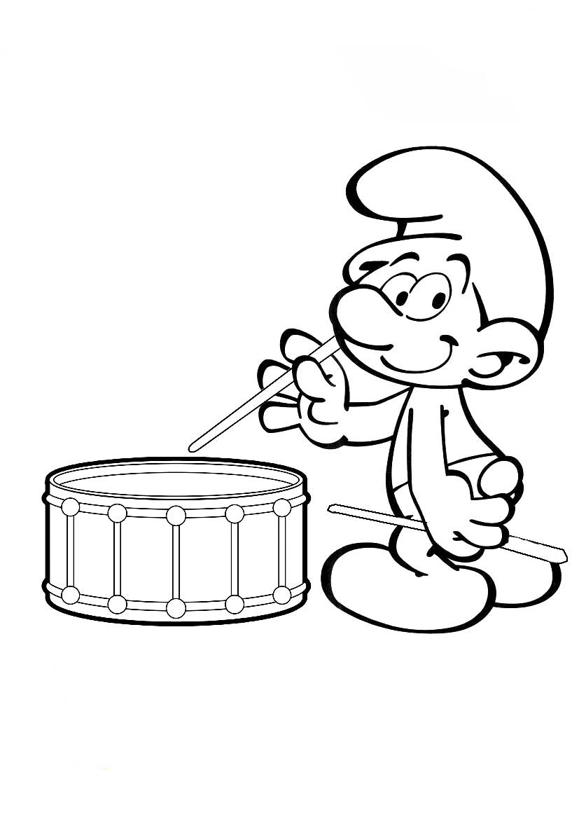 Free Drum coloring pages to print for kids Download print and color