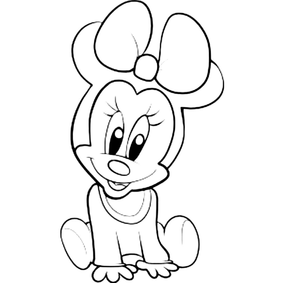 Disney minnie mouse coloring pages download and print for free